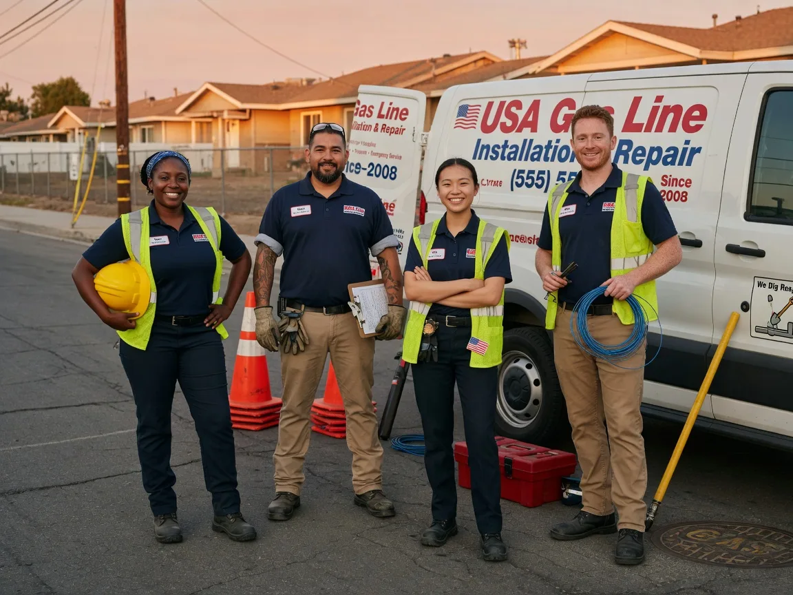 Gas Line Installation company in Tad, WV